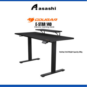 COUGAR E-STAR 140 Electric Gaming Desk (140cm x 60cm) CGR-E-STAR-140