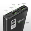 DMES DB7 Pro 22.5W PD QC3.0 10000mAh Fast Charging Powerbank with Over Charge Protection, Battery LED Display