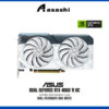 ASUS DUAL GeForce RTX 4060 TI White OC Edition 8GB GDDR6 Graphic Card (DUAL-RTX4060TI-O8G-WHITE)