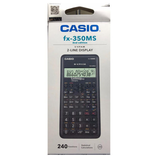 Casio fx-350MS Non-programmable Scientific Calculator 2nd Edition