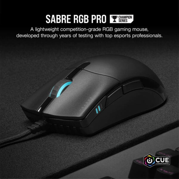 CORSAIR SABRE RGB PRO CHAMPION Gaming Mouse RGB 18000 DPI, Optical CH-9303111-AP