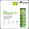GP Battery Super Alkaline 12V 27A A27 MN27 (C5 – Card of 5)