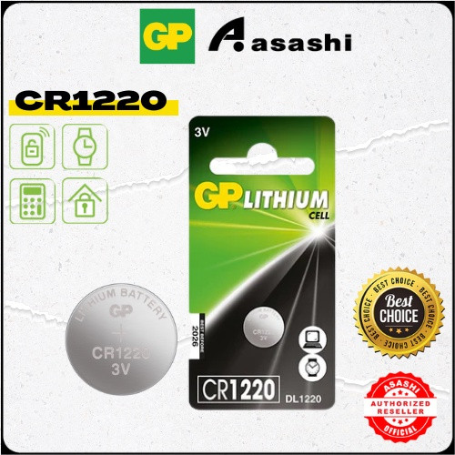 [For Calculator, Toys] GP Coin Cell 1pcs CR1220 CR1616 CR1620 CR1632 CR2016 CR2025 CR2032 CR2430 CR2450