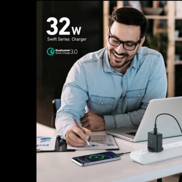 AUKEY PA-F3S 32W Swift Series PD USB C Wall Charger - UK (AUKEY MALAYSIA)