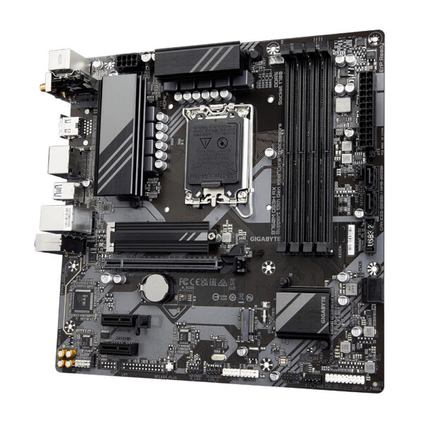 Gigabyte B760M DS3H AX DDR5 WiFi6 Micro-ATX (mATX) Intel Motherboard | Intel LGA1700 Socket