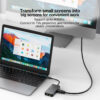 Datronic 6in1 USB-C to 4K60hz HDMI / USB3.2(10Gbps) x 3 / 100wPD / 1000mbps  RJ45 DUSBC-216 | 18months warranty