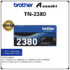 Brother TN-2380 Genuine Monochrome Toner Cartridge, Black, Page Yield up to 2,600 pages