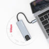Datronic 5in1 USB-C to HDMI / USB3.0 x 2 / 100wPD / 1000mbps RJ45 DUSBC-212 | 18months warranty