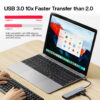 Datronic 6in1 USB-C to HDMI / USB3.0 / USB2.0 x 2/ SD / TF DUSBC-206 | 18months warranty