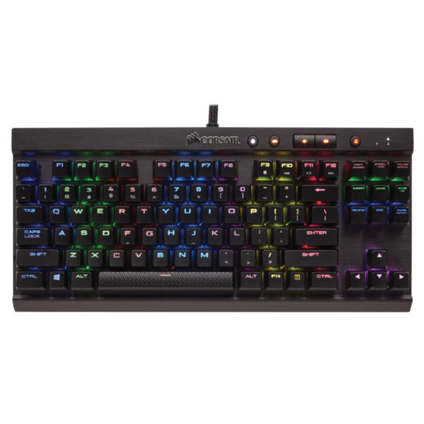 Corsair K65 LUX RGB TKL Compact Mechanical Gaming Keyboard - Cherry MX Red Switch CH-9110010-NA
