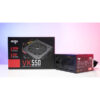 AIGO VK550 500W Flat Cable, Non-Modular Power Supply — 2 Years Warranty