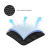 ANDA SEAT SEAT MAT Fabric Seat Cushion CHAIR MAT Green-touch Natural Bamboo Charcoal Seat Mat