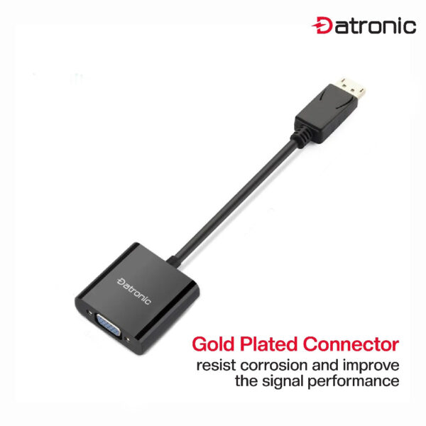 Datronic Display Port to VGA Adapter DDP-125 18month warranty