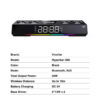 Vinnfier VF Hyperbar U90 BT USB Powered Soundbar 50W Bluetooth Speaker alarm clock Portable Soundbar RGB light effects