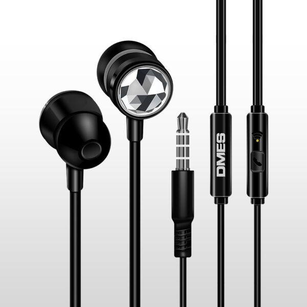 DMES DR1 Wired Earphone in Ear Earphone Stereo Bass with One-Button Control