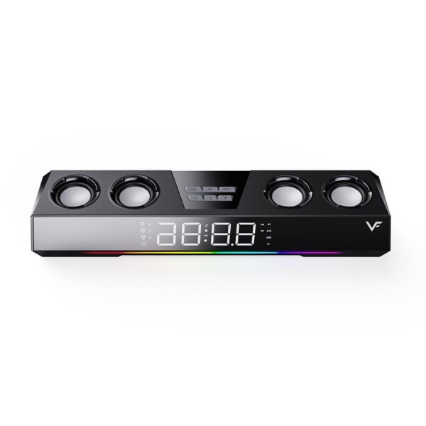 Vinnfier VF Hyperbar U90 BT USB Powered Soundbar 50W Bluetooth Speaker alarm clock Portable Soundbar RGB light effects