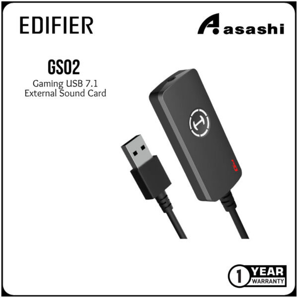 Edifier GS02 Professional Gaming USB 7.1 Virtual Surrounding External Sound Card