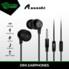 DMES DR4 Wired Earphone in Ear Earphone Stereo Bass with Microphone One-Button Control