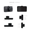 CUEVIA V8 2 Channel Full HD 3” LCD Dash Camera / DashCam Car cam