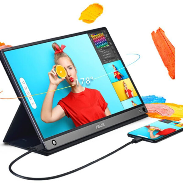 ASUS MB16AMT 15.6" Multi Touch IPS ZenScreen Portable USB Monitor