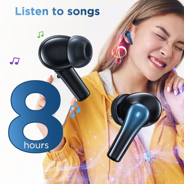 DMES DE3 Plus True Wireless Earbuds Bluetooth 5.3 TWS Sport Gaming Earbuds with ENC Mode - 2 Years Warranty
