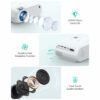 Aukey RD-860 Full HD 1080P Wi-Fi LCD Projector with Support Smartphone Screen Sync HDMI VGA