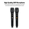 Vinnfier FlipGear Tango XT2000 WMU 500W Bluetooth Speaker HI-FI Audio Karaoke PartyBox Speaker with 2 Wireless Mic Audio