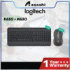 Logitech M650 +K650 Signature Wireless Bluetooth Multi-Device Compatibility Customizable Side Buttons Silent Touch Mouse