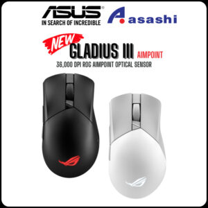 ASUS ROG Gladius III AimPoint Wireless Gaming Mouse 36000 DPI SpeedNova Wireless NVIDIA Reflex P711