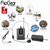 Vinnfier WM2000U Professional UHF HandsFree Wireless Microphone with Audio