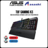 ASUS TUF GAMING K3 RGB Mechanical Gaming Keyboard RA05 TUF GAMING M4 AIR Wired Mouse - TUF WARRIOR SET