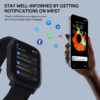 Aukey SW-1S Smart Watch 1S Fitness Tracker Water Resistance 30 sports mode Bluetooth call  health monitoring