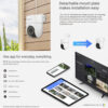 Ezviz H8C 2K⁺ 1440P Pan & Tilt Rotate 360° Outdoor Smart Color Night Vision Two Way Talk Wi-Fi Camera