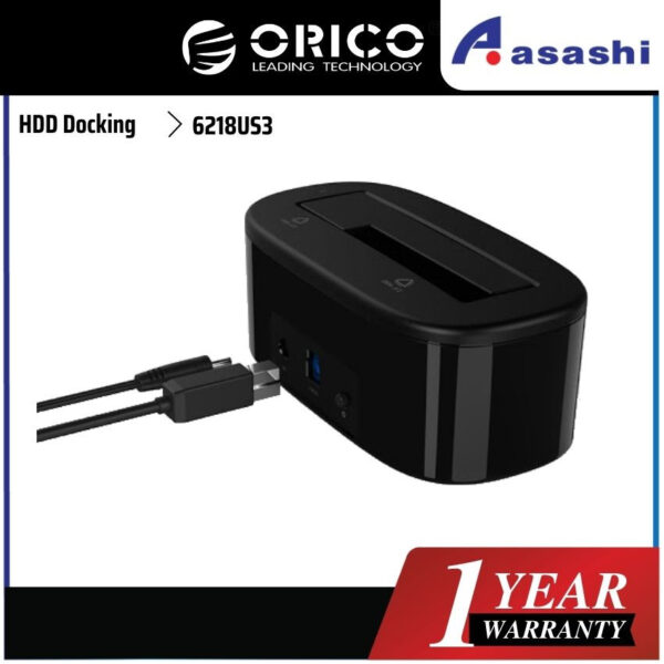 ORICO 6218US3 1-Bay 2.5”& 3.5” HDD Docking Station