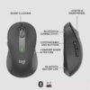 Logitech M650 +K650 Signature Wireless Bluetooth Multi-Device Compatibility Customizable Side Buttons Silent Touch Mouse