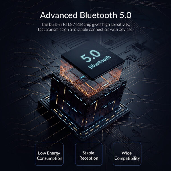 Orico BTA-508 Wireless USB Bluetooth 5.0 Dongle Adapter