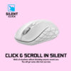 Alcatroz AirMouse Duo 3 Wireless + 2.4G Bluetooth Silent Mouse with Battery (1 yrs Limited Hardware Warranty)