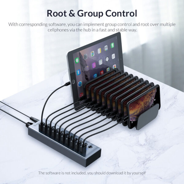 ORICO BT2U3-7AB 24W 7 Ports USB3.0 HUB Multi-port Hub With Individual Switches