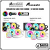 Corsair iCUE LINK H100i RGB 240mm | H150i RGB 360mm Liquid CPU Cooler w/ iCUE LINK System Hub