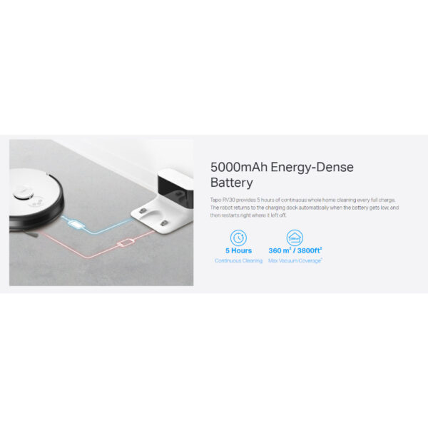 1ae2e916646d45d20b5fbb5fdb7d9ca3.jpeg TP-Link Tapo RV30 New LiDAR + Gyro Dual Navigation Robot Vacuum & Mop