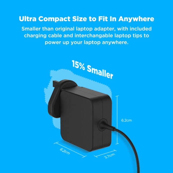 Innergie 65C 65W PD3.0 USB Type C Laptop Power Adapter ADP-65JW DZD