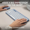 Logitech Pebble 2 Combo , Wireless Keyboard and Mouse, Quiet and Portable, Customizable, Logi Bolt, Bluetooth