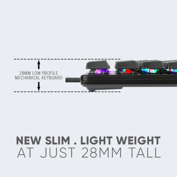 Armaggeddon SMK-12R RGB Kestrel Black Switch / Blue Switch / Red Switch Mechanical Keyboard