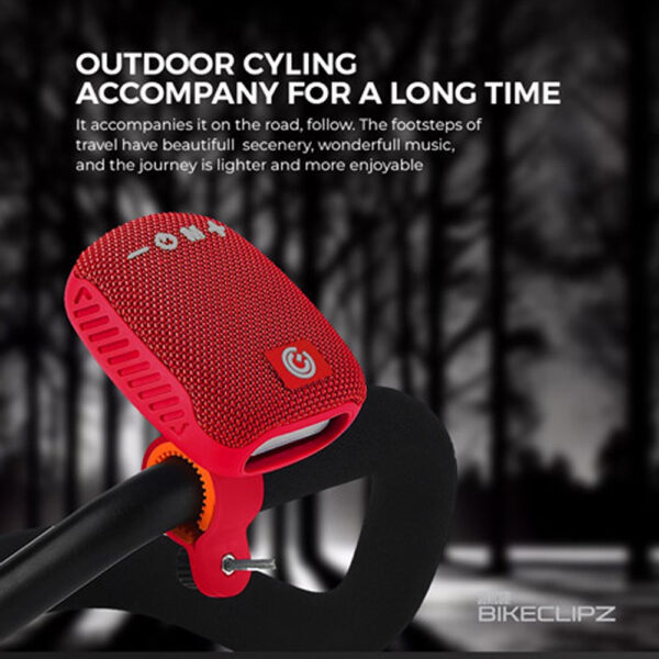 SonicGear Bike Clipz Bluetooth 5.3 | IPX 5 | Outdoor Cycling Speaker with Phone Answering