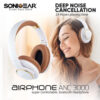 SonicGear ANC3000 Active Noise Cancellation Bluetooth Headphones