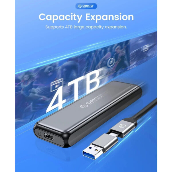 ORICO DDNV-C3-G2 M2PF M2PV M.2 SSD Enclosure USB C Gen2 10Gbps PCIe SSD Case M2 SATA NVME NGFF 5Gbps SSD Enclosure