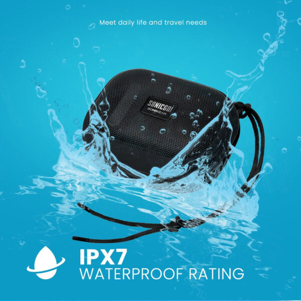 SonicGear Bluetooth 5.3 | TWS | IPX 7 Waterproof Portable Speaker with Phone Answering | 101 Aqua