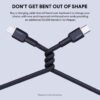 Aukey CB-KCL1 / CB-KCL2 Circlet CL Aramid Fiber Core USB-C to L Cable Type C PD Cable