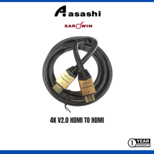 23e4da86a6aedf4b2fcdde3e515e3332.png Sarowin HDMI15.0C 4K V2.0 HDMI to HDMI Cable - 15meter