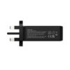 Momax ONE PLUG 100W 4-Port GaN Charger - Black (2Y) UM23AU / UM23 / UM23AUK